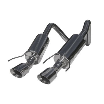 MBRP S7000304 - Dual Muffler Axle Back 4 Inch Round Dual Wall Tips T304 Stainless Steel For 05-08 Chevrolet Corvette MBRP 1