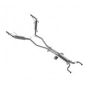 MBRP S7024409 3 Inch Dual Cat Back Exhaust System Round Tips T409 Stainless Steel