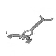 MBRP S7032409 3 Inch Cat Back Exhaust System Dual With Quad Tips Armor Plus Series