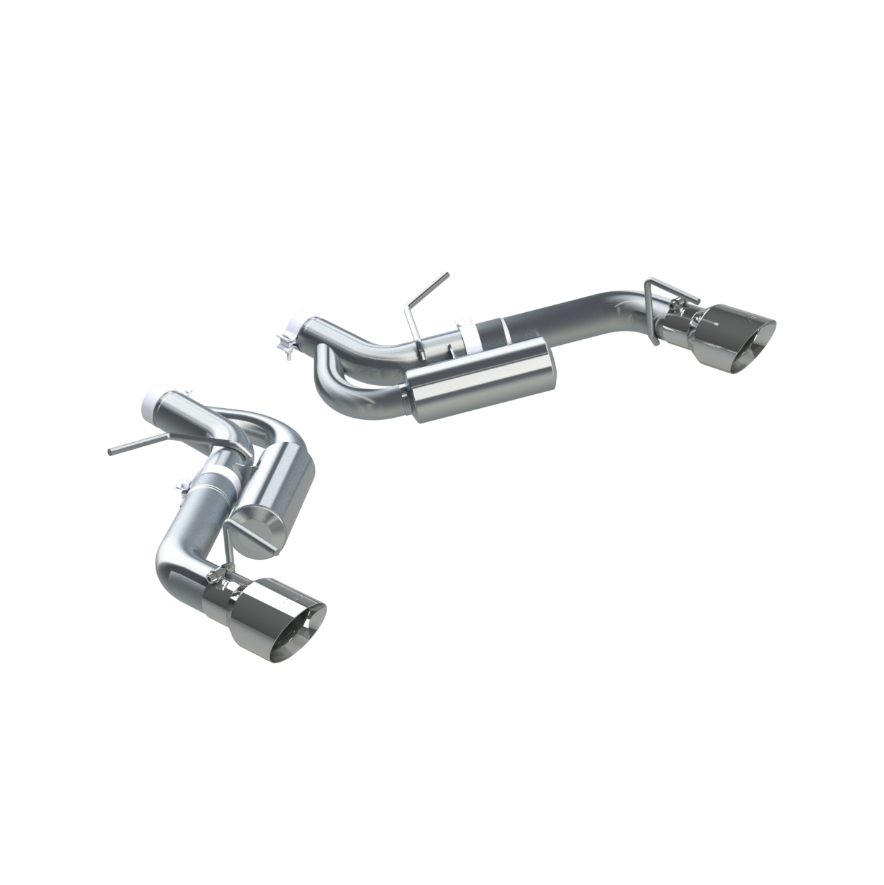 MBRP S7034409 - 3 Inch Dual Axle Back For 16-24 Chevrolet Camaro SS T409 Stainless Steel MBRP 1