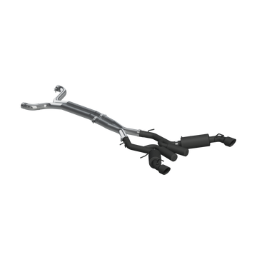 MBRP S7035BLK - Chevrolet 3 Inch Dual Cat Back Exhaust System Armor BLK Series For 16-24 Chevrolet Camaro SS 6 Speed Coupe Only MBRP 1