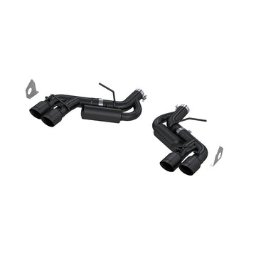 MBRP S7036BLK - 3 Inch Dual Axle Back Quad Tips Armor BLK For 16-24 Chevrolet Camaro SS V8 6.2L 17-24 Chevrolet Camaro ZL1 MBRP