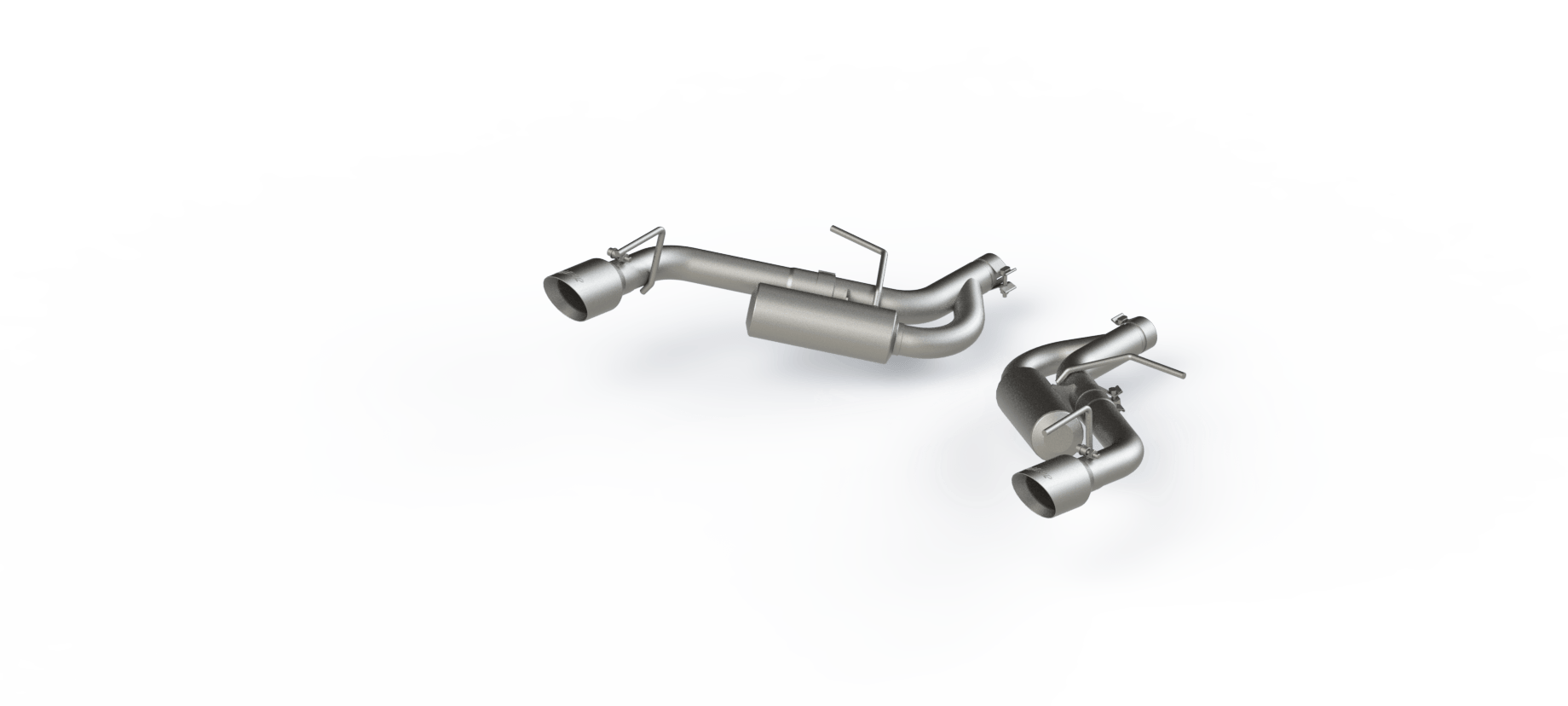 MBRP Exhaust MBRP S7038AL - Exhaust Pipe 2.5 Inch Axle Back Non NPP Aluminized Steel For 16-24 Camaro 2.0T V6 3.6L MBRP