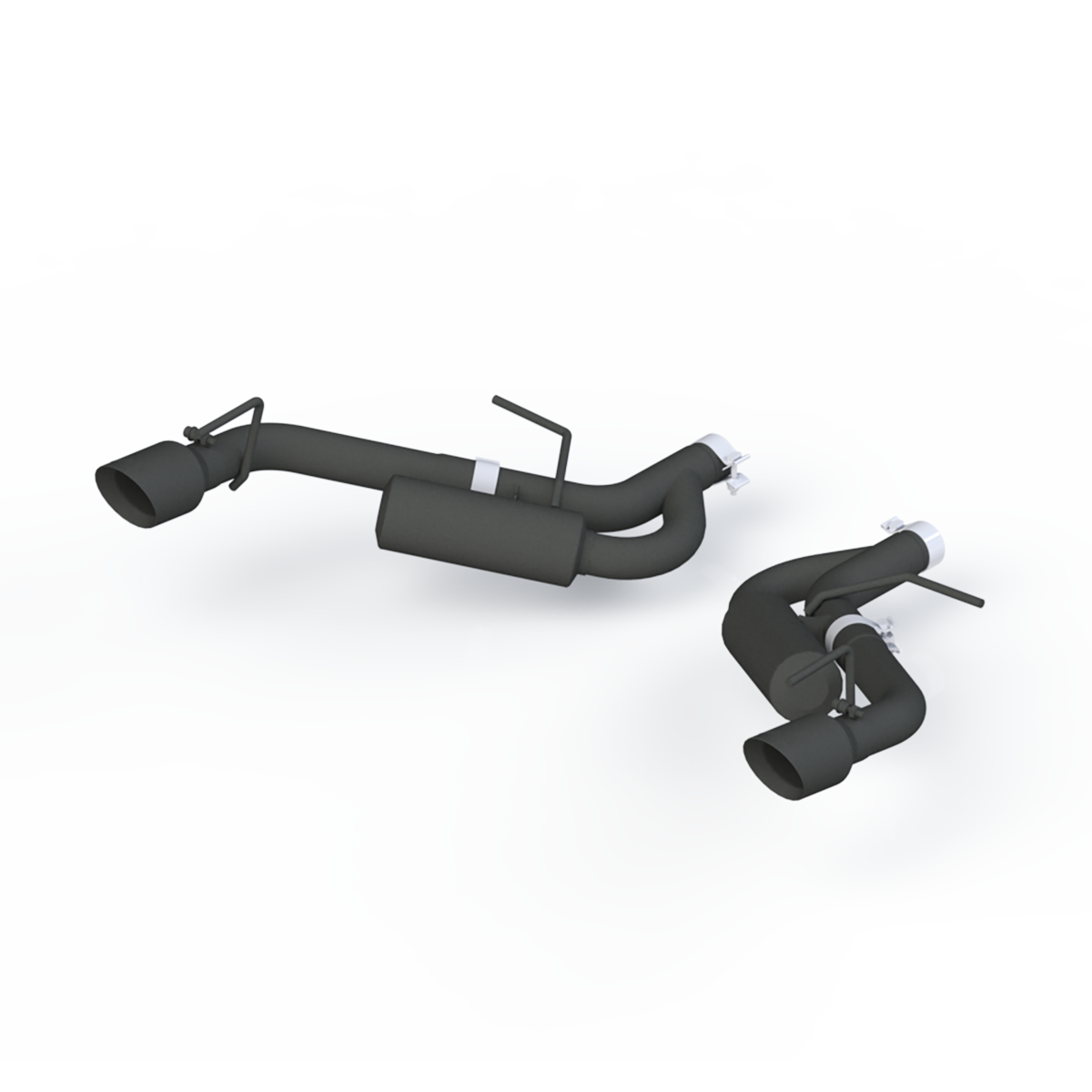 MBRP S7038BLK - Armor BLK 2.5 Inch Axle Back Non NPP For 16-24 Chevrolet Camaro 2.0T 16-24 Chevrolet Camaro V6 3.6L MBRP 1
