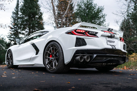 MBRP S70413CF - 20-Present Chevrolet Corvette C8 6.2L Armor Pro Cat-Back Active Exhaust System Quad Rear Outlet with Carbon Fiber Tips MBRP 2
