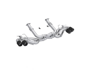 MBRP S70413CF - 20-Present Chevrolet Corvette C8 6.2L Armor Pro Cat-Back Active Exhaust System Quad Rear Outlet with Carbon Fiber Tips MBRP 1