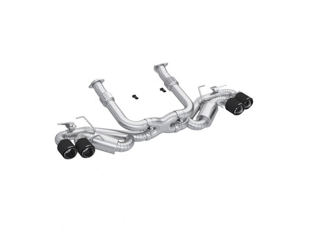 MBRP S70413CF - 20-Present Chevrolet Corvette C8 6.2L Armor Pro Cat-Back Active Exhaust System Quad Rear Outlet with Carbon Fiber Tips MBRP 1