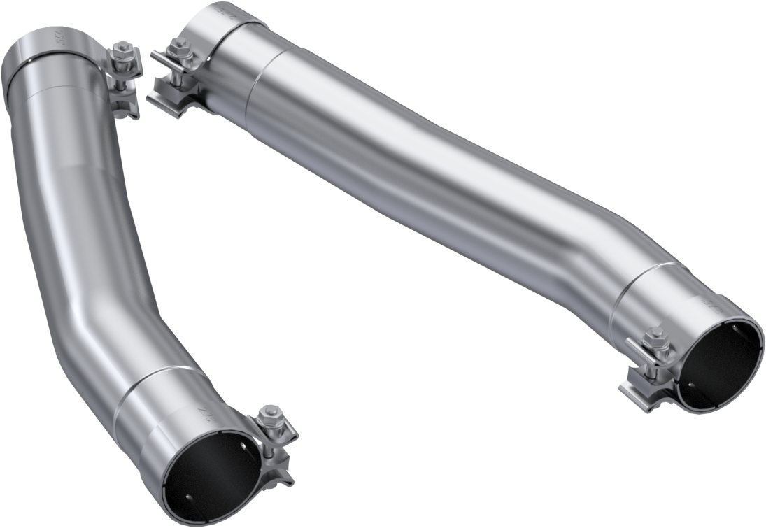 MBRP S7101409 - 2015-2023 Dodge Challenger/Charger 6.4L and 2017-2023 Dodge Challenger/ Charger 5.7L T409 Stainless Steel Dual 3 Inch Muffler Bypass MBRP 1