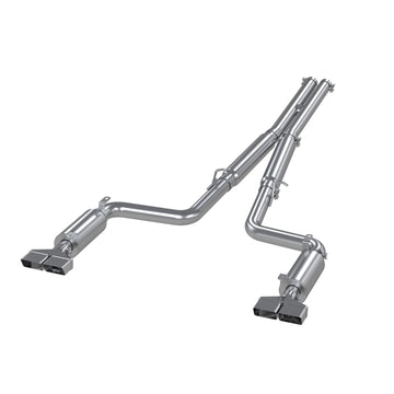 MBRP S7104409 - Cat Back Exhaust System Dual Split Rear T409 Stainless Steel For 09-14 Dodge Challenger RT 5.7L Hemi MBRP 1