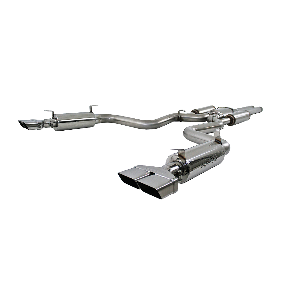 MBRP S7110304 Cat Back Exhaust System Dual Split Rear T304 Stainless Steel Street Version