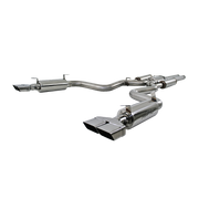 MBRP S7110304 Cat Back Exhaust System Dual Split Rear T304 Stainless Steel Street Version