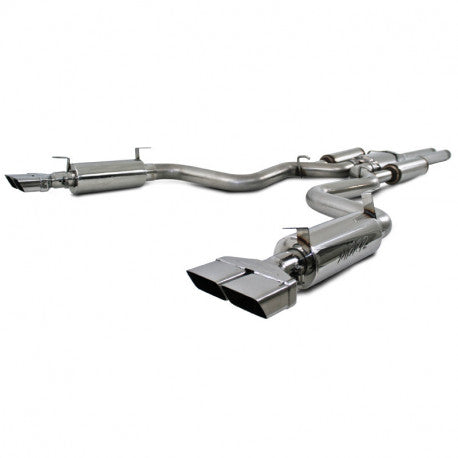 MBRP S7110304 Cat Back Exhaust System Dual Split Rear T304 Stainless Steel Street Version