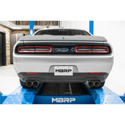 MBRP S71153CF T304 Stainless Steel 3 Inch Dual Rear Cat-Back Quad Tips Exhaust System