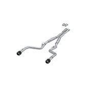 MBRP S71173CF - T304 Stainless Steel 3.0 Inch Cat-Back Dual Rear Street Profile with Dual Carbon Fiber Tips 15-23 Dodge Charger MBRP 1