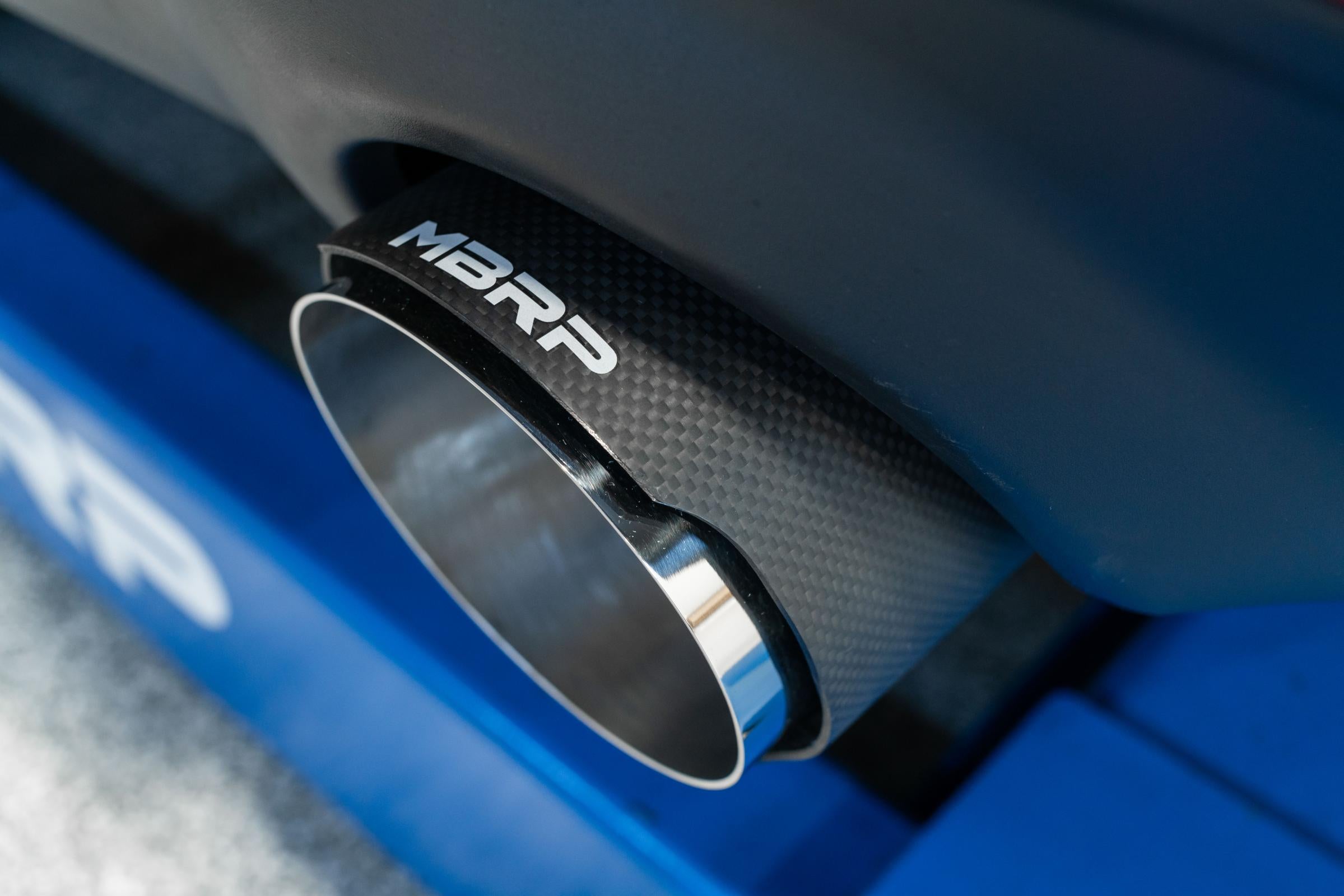 MBRP S71173CF - T304 Stainless Steel 3.0 Inch Cat-Back Dual Rear Street Profile with Dual Carbon Fiber Tips 15-23 Dodge Charger MBRP 5