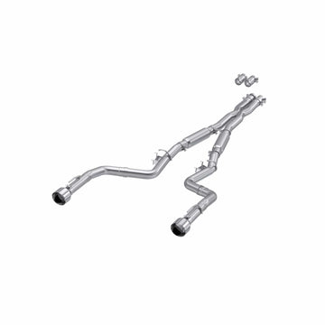 MBRP NA MBRP S7117AL - Aluminized Steel 3.0 Inch Cat-Back Dual Rear Street Profile with Dual Tips 15-23 Dodge Charger MBRP