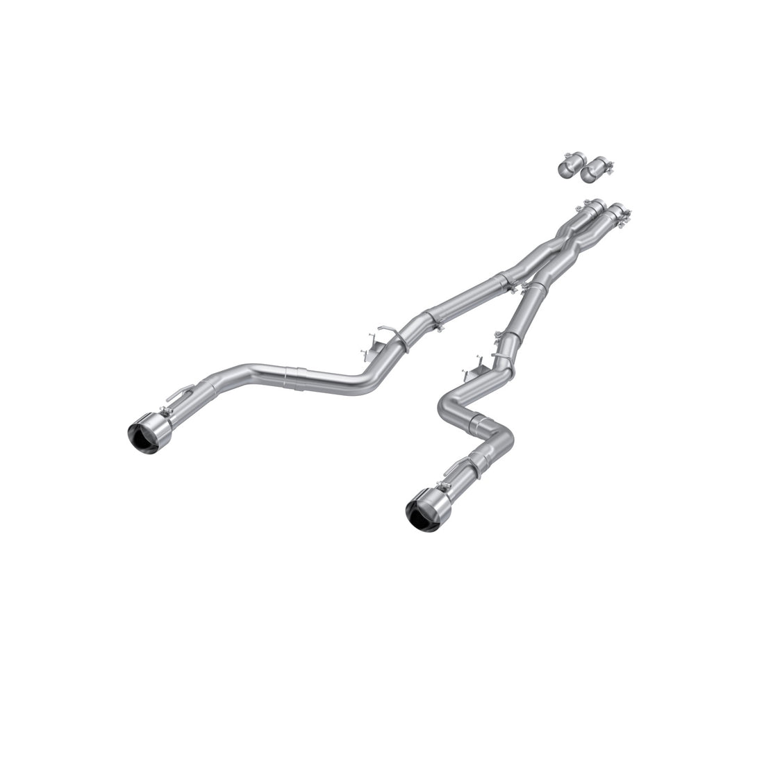MBRP S7118AL - Aluminized Steel 3.0 Inch Cat-Back Dual Rear Race Profile with Dual Tips 15-23 Dodge Charger MBRP