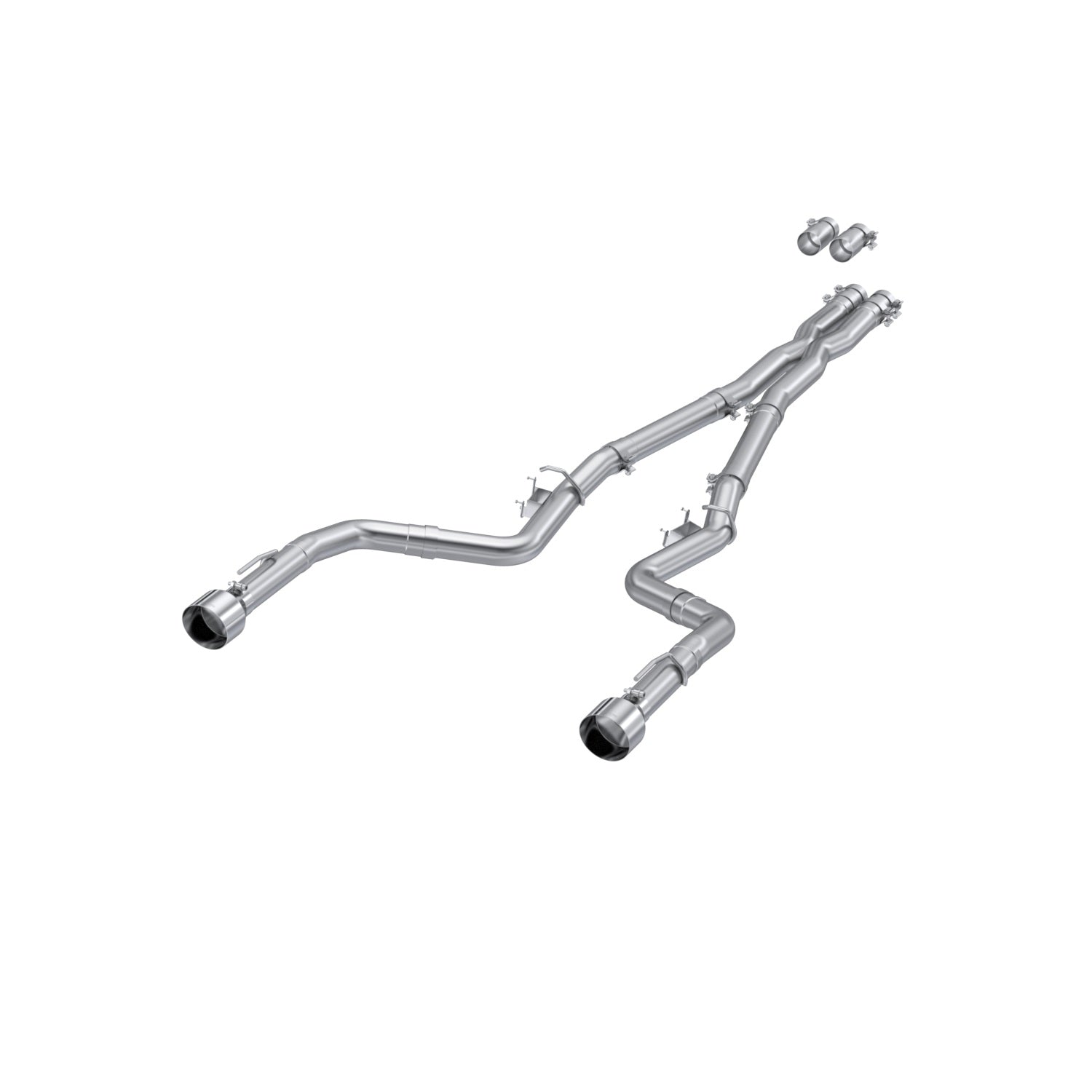 MBRP S7118AL - Aluminized Steel 3.0 Inch Cat-Back Dual Rear Race Profile with Dual Tips 15-23 Dodge Charger MBRP