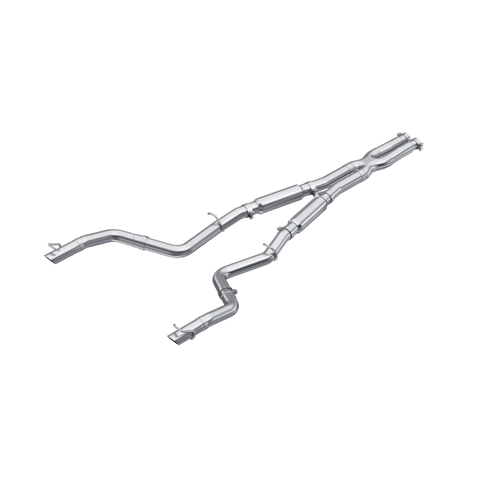 MBRP S7119AL - 2015-2016 Dodge/ Chrysler Charger/ 300 5.7L Aluminized Steel 3 Inch Cat-Back Dual Rear Exit Street Profile MBRP