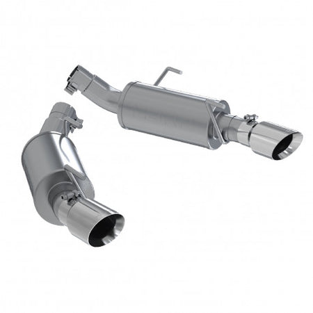 MBRP S7200304 - Dual Mufflers Axle Back Split Rear T304 Stainless Steel For 05-10 Ford Mustang GT 4.6L MBRP 2