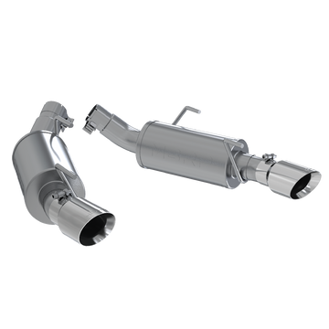 MBRP S7200AL - Dual Mufflers Axle Back Split Rear For 05-10 Ford Mustang GT 4.6L MBRP