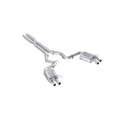 MBRP S7201304 - Mustang 3 Inch Cat Back Exhaust System Dual Quad Split Rear Exit For 16-20 Ford GT350/GT350R Armor Pro Series MBRP