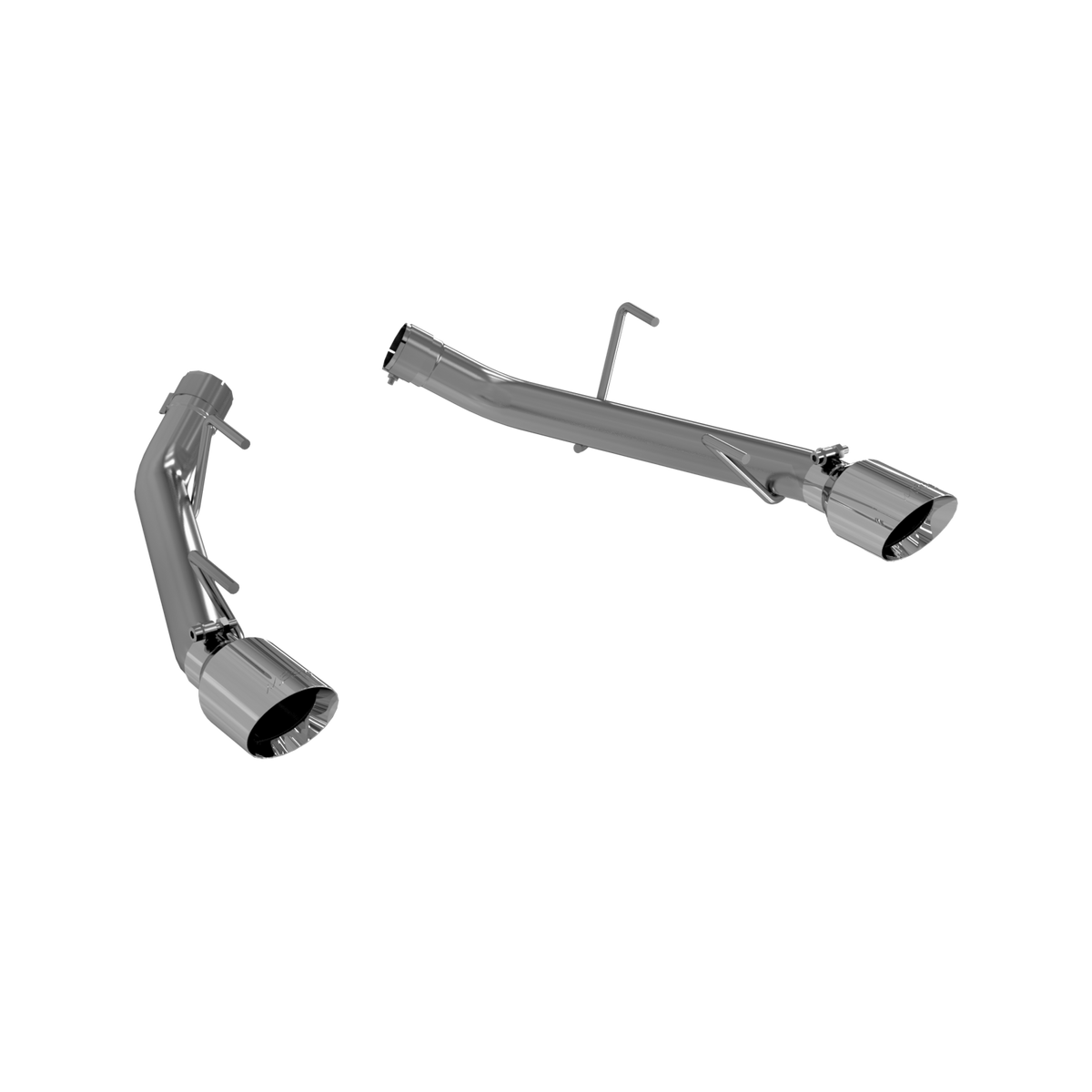 MBRP S7202304 - Dual Axle Back Muffler Bypass T304 Stainless Steel For 05-10 Ford Mustang GT 4.6L MBRP 1