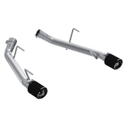 MBRP S72023CF T304 Stainless Steel 2.5 Inch Axle-Back Carbon Fiber Tips Race Version