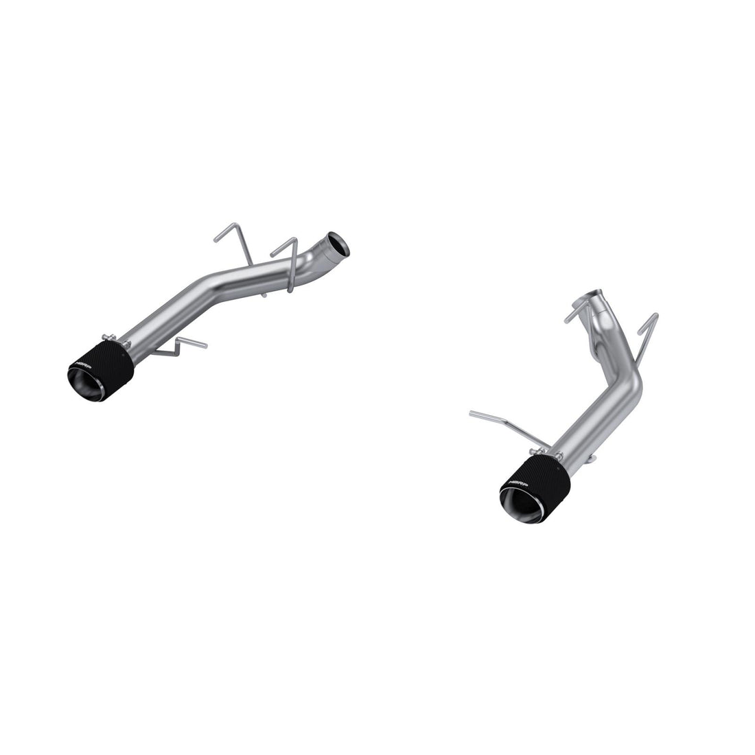MBRP S72033CF - 2011-2014 Ford Mustang GT 5.0L T304 Stainless Steel 3 Inch Axle-Back with Carbon Fiber Tips, Race Version, MBRP