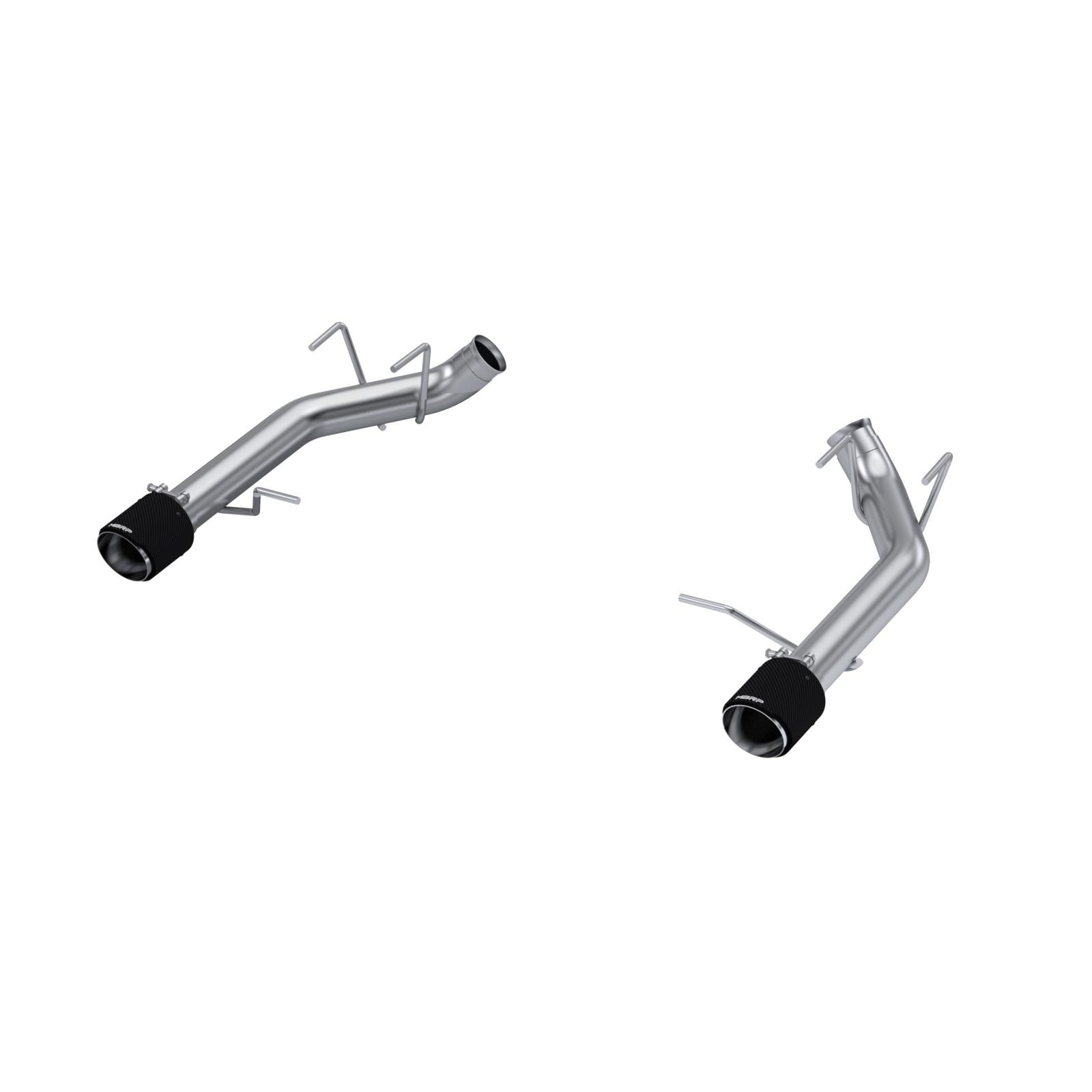 MBRP S72033CF - 2011-2014 Ford Mustang GT 5.0L T304 Stainless Steel 3 Inch Axle-Back with Carbon Fiber Tips, Race Version, MBRP