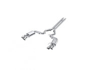 MBRP S7205304 - 3 Inch Cat Back Exhaust System For 18-23 Ford Mustang GT 5.0L With Quad 4 Inch Dual Wall Tips Street Version T304 Stainless Steel MBRP 1