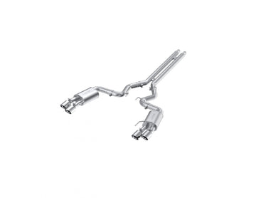 MBRP S7205304 - 3 Inch Cat Back Exhaust System For 18-23 Ford Mustang GT 5.0L With Quad 4 Inch Dual Wall Tips Street Version T304 Stainless Steel MBRP 1