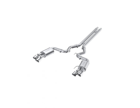 MBRP S7205304 - 3 Inch Cat Back Exhaust System For 18-23 Ford Mustang GT 5.0L With Quad 4 Inch Dual Wall Tips Street Version T304 Stainless Steel MBRP 1