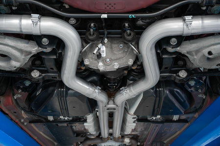 MBRP S7205304 - 3 Inch Cat Back Exhaust System For 18-23 Ford Mustang GT 5.0L With Quad 4 Inch Dual Wall Tips Street Version T304 Stainless Steel MBRP 2