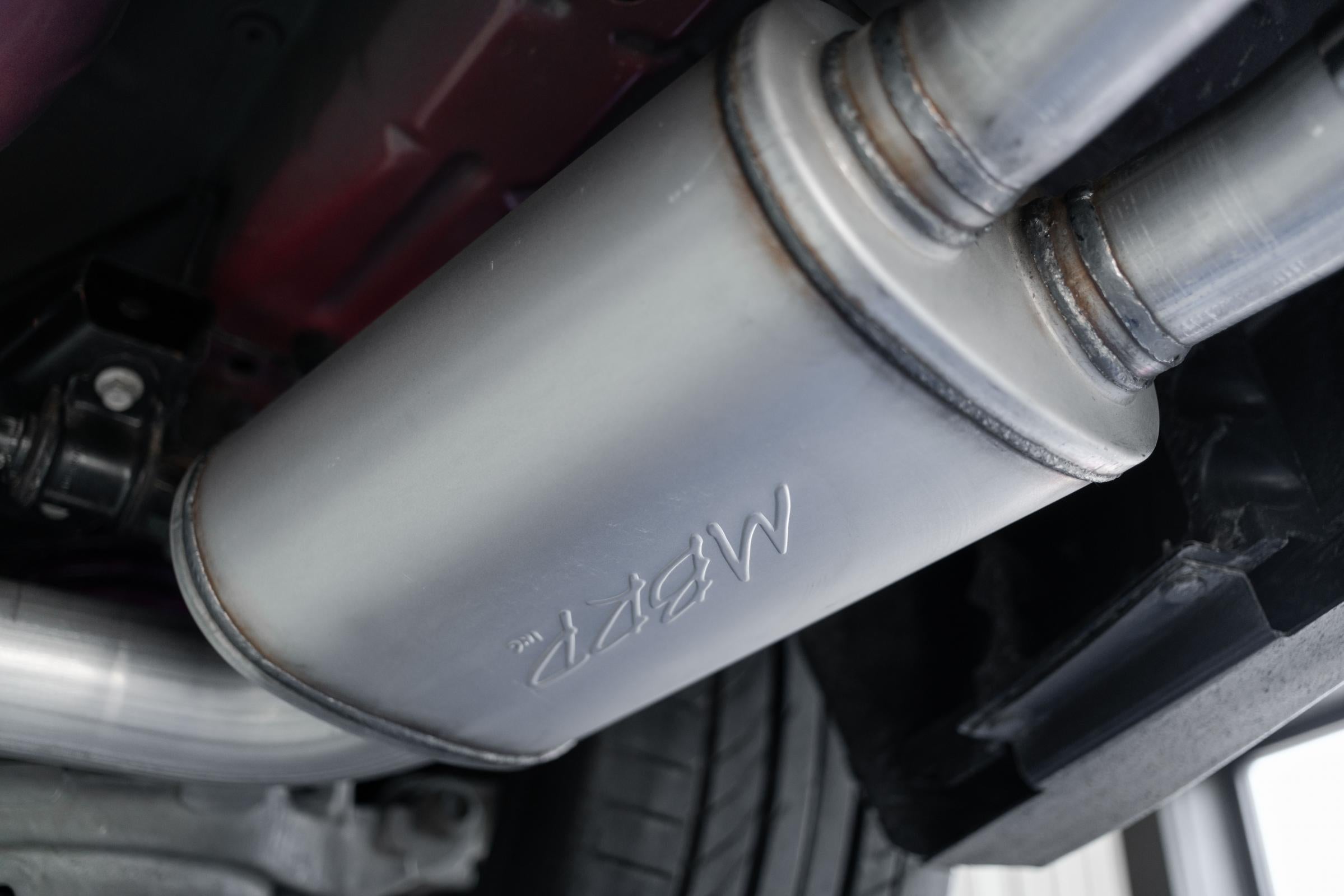 MBRP S7205304 - 3 Inch Cat Back Exhaust System For 18-23 Ford Mustang GT 5.0L With Quad 4 Inch Dual Wall Tips Street Version T304 Stainless Steel MBRP 4