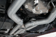 MBRP S7207304 3 Inch Cat Back Exhaust System Quad 4 Inch Dual Wall Tips Race Version T304 Stainless Steel