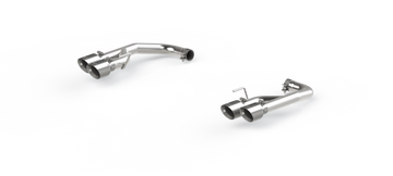 MBRP S7211304 - Exhaust Pipe 2.5 Inch Axle Back With Quad 4 Inch Dual Wall Tips For 18-23 Ford Mustang GT 5.0L Non Active Exhaust T304 Stainless Steel MBRP 1