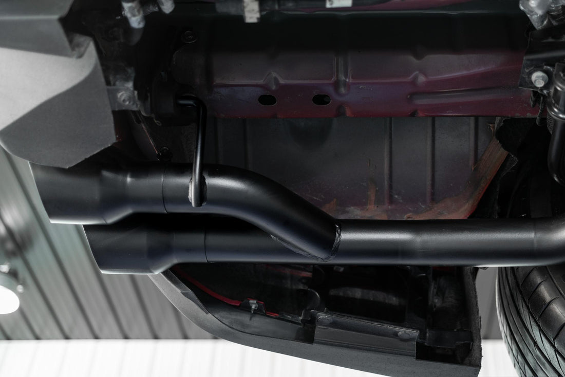 MBRP S7211304 - Exhaust Pipe 2.5 Inch Axle Back With Quad 4 Inch Dual Wall Tips For 18-23 Ford Mustang GT 5.0L Non Active Exhaust T304 Stainless Steel MBRP 3
