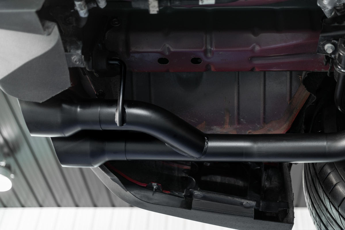 MBRP S7211304 - Exhaust Pipe 2.5 Inch Axle Back With Quad 4 Inch Dual Wall Tips For 18-23 Ford Mustang GT 5.0L Non Active Exhaust T304 Stainless Steel MBRP 3