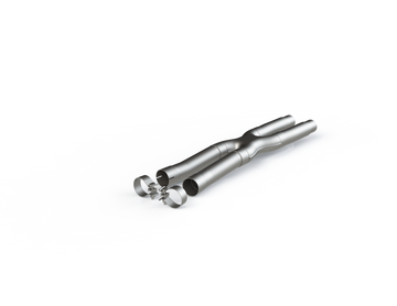 MBRP S7213AL - 2.5 Inch Exhaust Resonator Bypass X-Pipe Aluminized Steel For 15-Up Ford Mustang GT 5.0L MBRP