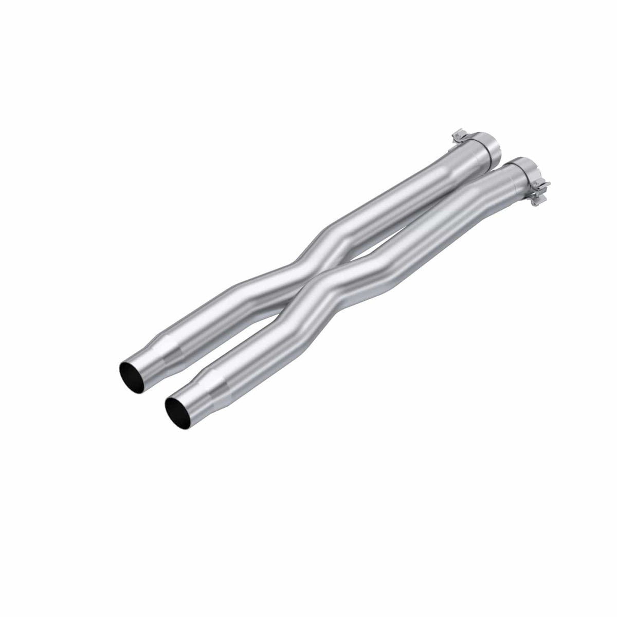 MBRP Exhaust MBRP S7215409 - 3 Inch Exhaust Resonator Bypass X-Pipe For 16-20 Ford Mustang GT350 T409 Stainless Steel MBRP