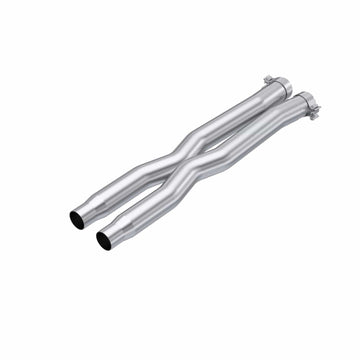 MBRP Exhaust MBRP S7215409 - 3 Inch Exhaust Resonator Bypass X-Pipe For 16-20 Ford Mustang GT350 T409 Stainless Steel MBRP