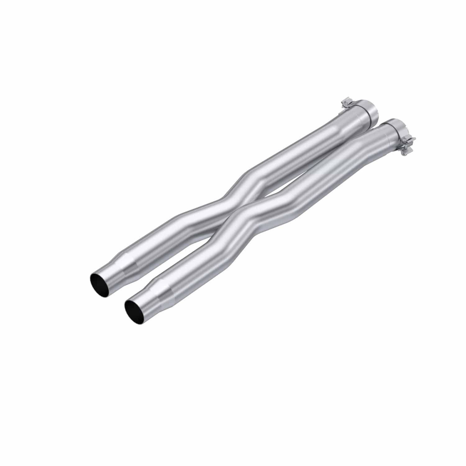MBRP Exhaust MBRP S7215409 - 3 Inch Exhaust Resonator Bypass X-Pipe For 16-20 Ford Mustang GT350 T409 Stainless Steel MBRP