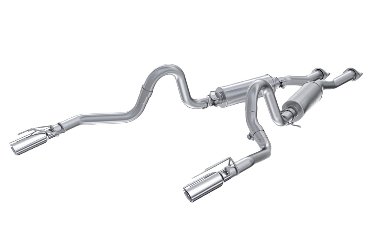 MBRP S7221AL - 1999-2004 Ford Mustang GT/ Mach 1 4.6L Aluminized Steel 2.5 Inch Cat-Back Dual Rear Exit MBRP