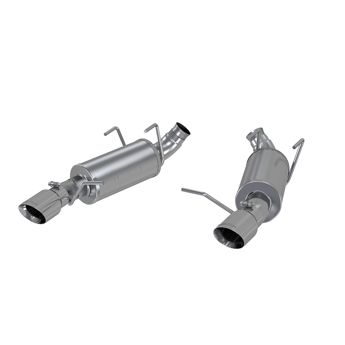 MBRP S7227409 - 3 Inch Dual Muffler Axle Back Split Rear Armor Plus Series For 11-14 Ford Mustang V6 3.7L MBRP