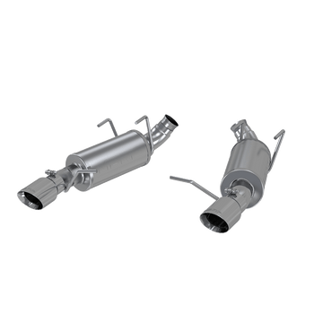 MBRP S7227409 - 3 Inch Dual Muffler Axle Back Split Rear Armor Plus Series For 11-14 Ford Mustang V6 3.7L MBRP