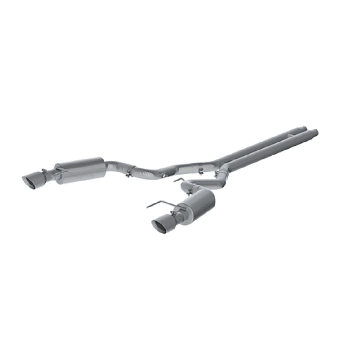 MBRP S7239409 3 Inch Cat Back Exhaust System Dual Split Rear Street Version 4.5 Inch Tips T409 Stainless Steel