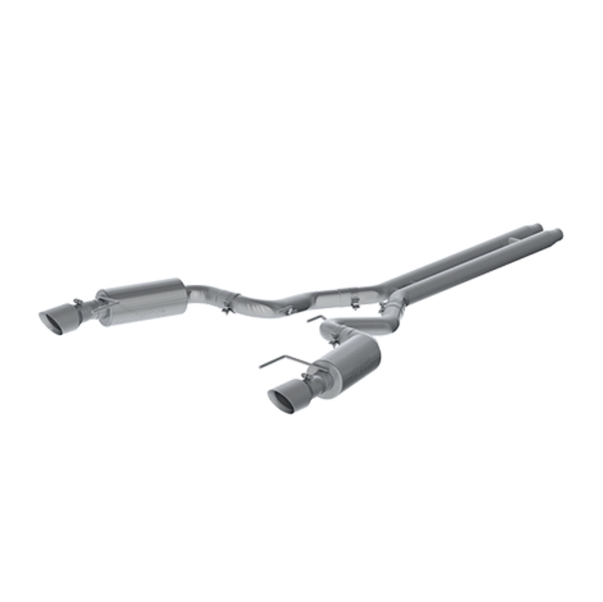 MBRP S7239409 3 Inch Cat Back Exhaust System Dual Split Rear Street Version 4.5 Inch Tips T409 Stainless Steel