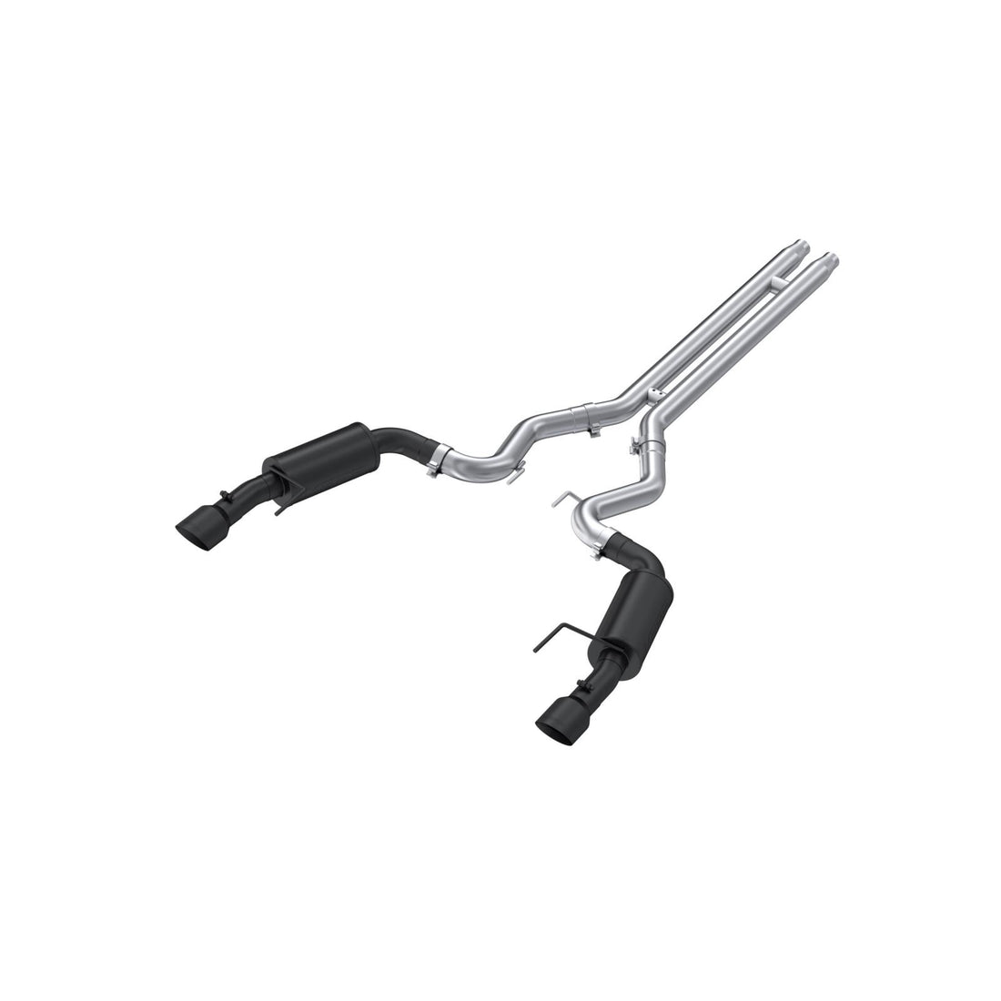 MBRP S7239BLK 3 Inch Cat Back Exhaust Dual Split Rear Street Version 4.5 Inch Tips Armor BLK