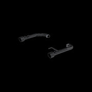 MBRP S7247BLK Armor BLK Black-Coated Aluminized Steel 2.5 Inch Axle-Back Dual Split Rear With Black Tips